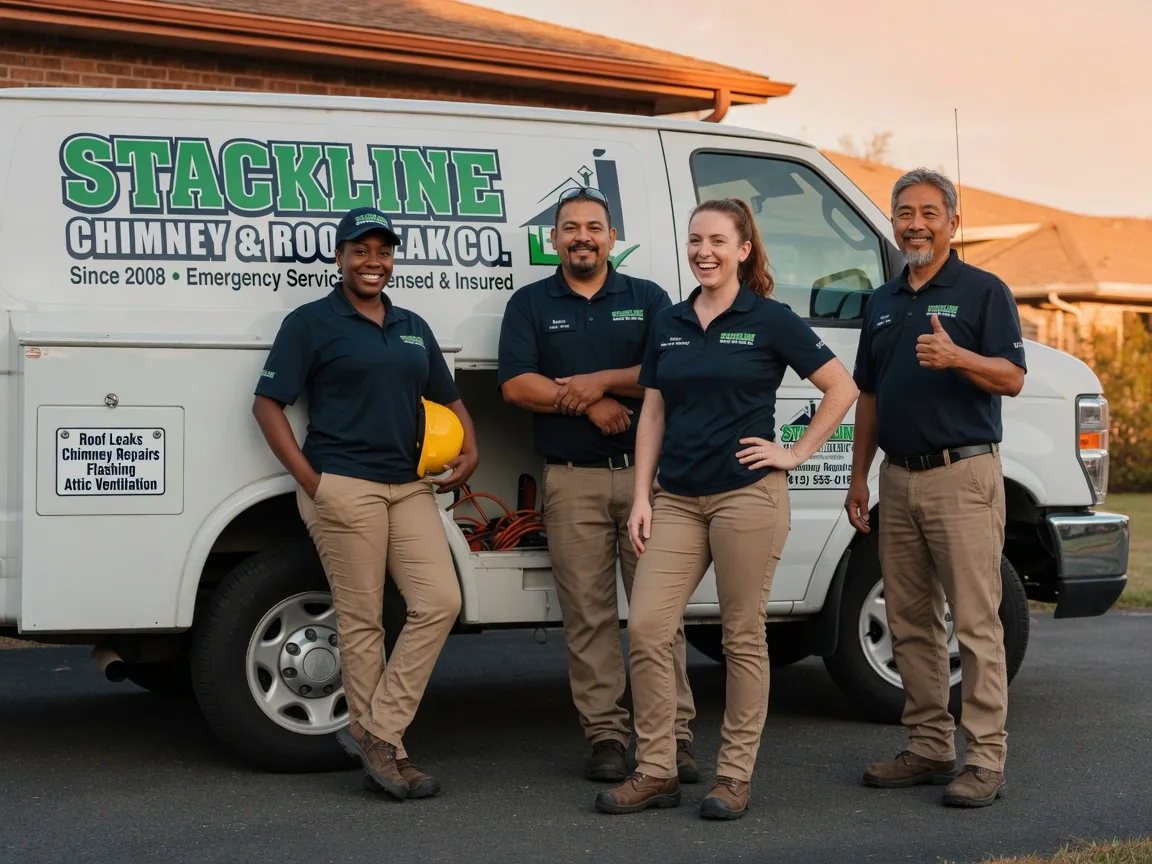 Chimney flashing repair company in Thornton, WA